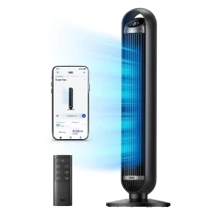 Колонен вентилатор Dreo Tower Fan 413S, 36", 90-градуса завъртане, Мобилно приложение